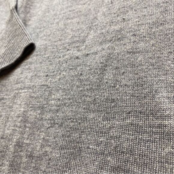 Goodthreads Gray 1/4 Zip 100% Merino Wool Gray Pullover Sweater Size XL - Picture 7 of 10
